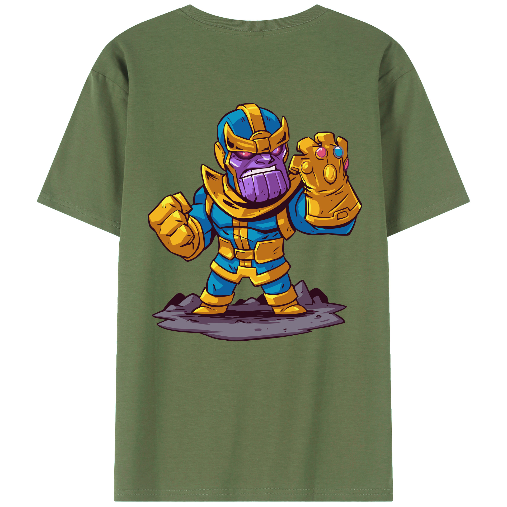 （画像用） アベンジャーズ The Avengers 綿100％ メンズ半袖Tシャツ（バックプリント） 通気性